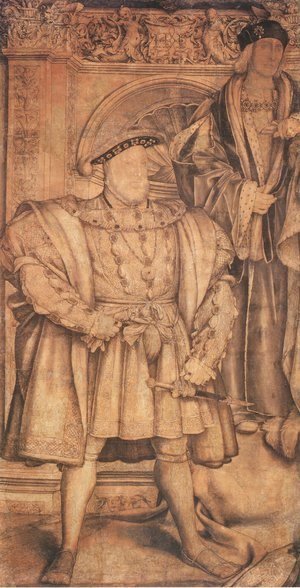 Hans, the Younger Holbein - Henry VIII and Henry VII 1537