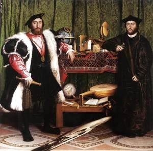Hans, the Younger Holbein - Jean de Dinteville and Georges de Selve (`The Ambassadors') 1533