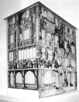 Hans, the Younger Holbein - Model of the `Zum Tanz` house (reconstruction)