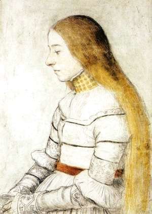 Hans, the Younger Holbein - Portrait of Anna Meyer c. 1526