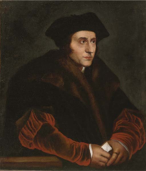 Portrait of Sir Thomas More (1478-1535), half-length, in a fur lined coat