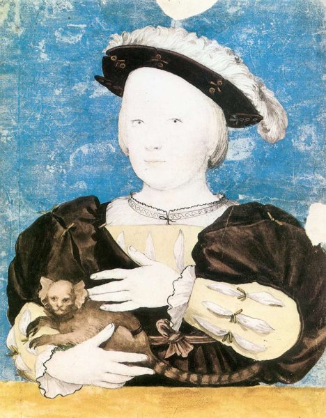 Edward, Prince of Wales, with Monkey 1541-42